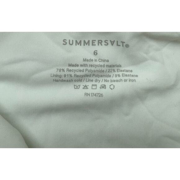 Summersalt White Sand Color Bikini Bottom‎ size 6 Preowned - Picture 3 of 4